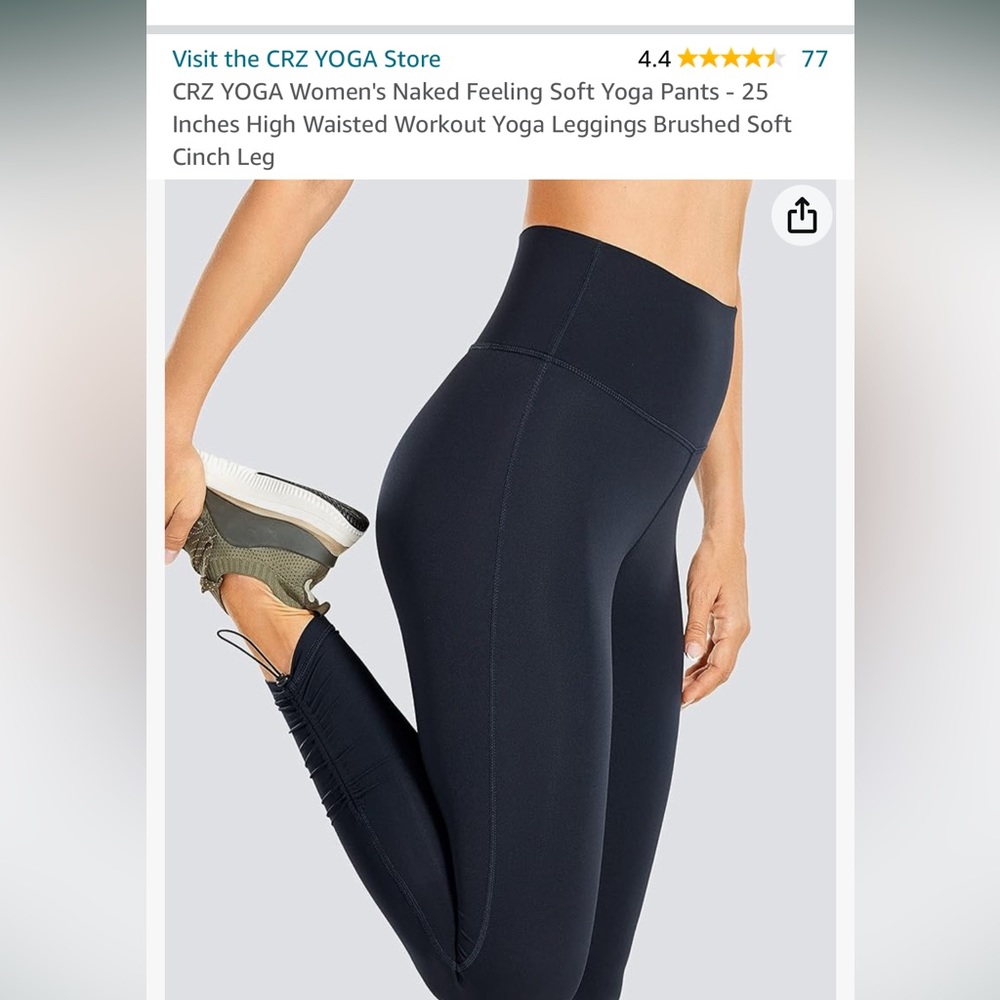Crz Yoga Leggings (cinch ankle)
